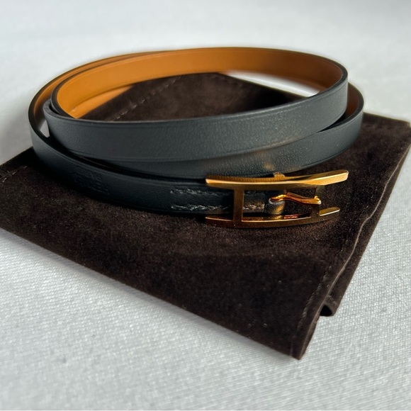 Hermès Behapi Triple Tour Bracelet_ROSE GOLD - Picture 5 of 8